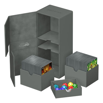 Ultimate Guard Twin Flip'n'Tray 266+ Xenoskin – Dual Commander Deck Box