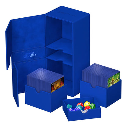 Ultimate Guard Twin Flip'n'Tray 266+ Xenoskin – Dual Commander Deck Box