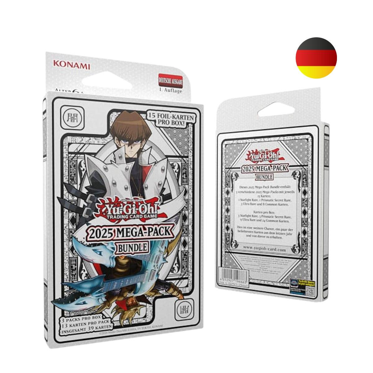 Yu-Gi-Oh! TCG Mega-Pack 2025 – 3er Booster Bundle (Deutsch)