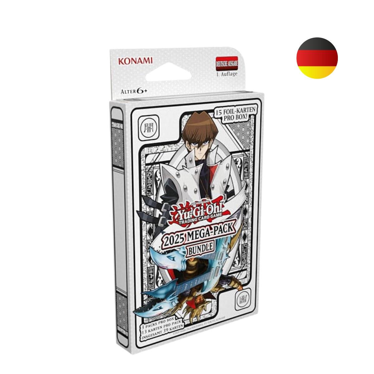 Yu-Gi-Oh! TCG Mega-Pack 2025 – 3er Booster Bundle (Deutsch)