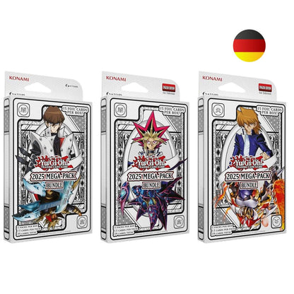 Yu-Gi-Oh! TCG Mega-Pack 2025 – 3er Booster Bundle (Deutsch)