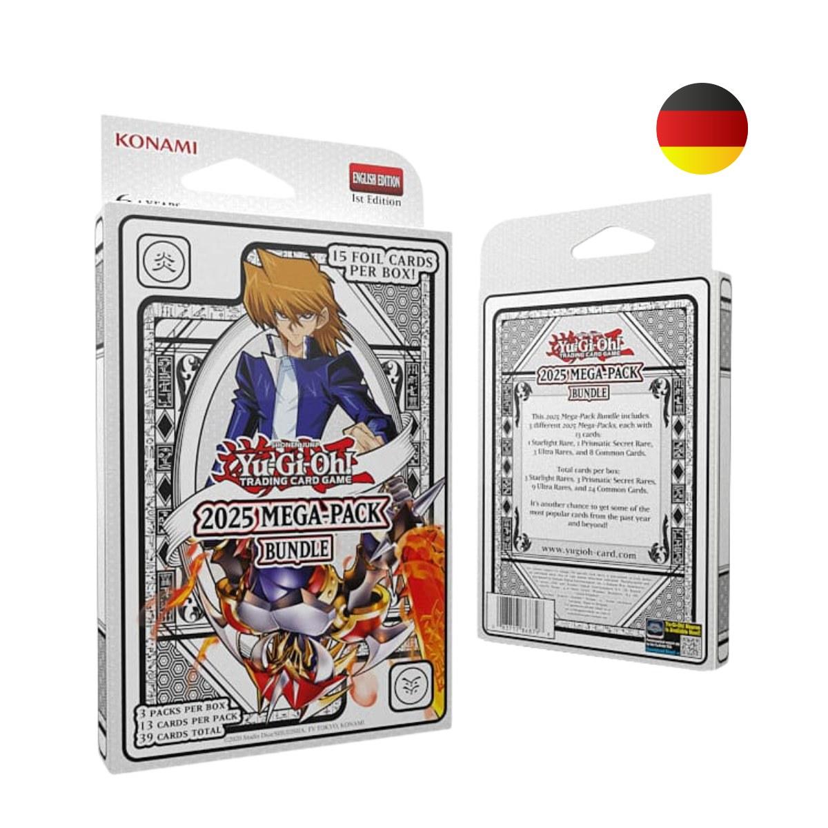 Yu-Gi-Oh! TCG Mega-Pack 2025 – 3er Booster Bundle (Deutsch)