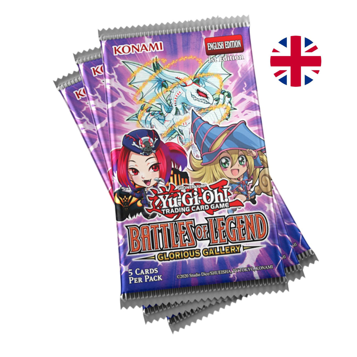 Yu-Gi-Oh! Battles of Legend: Glorious Gallery – Booster-Display (Englisch)